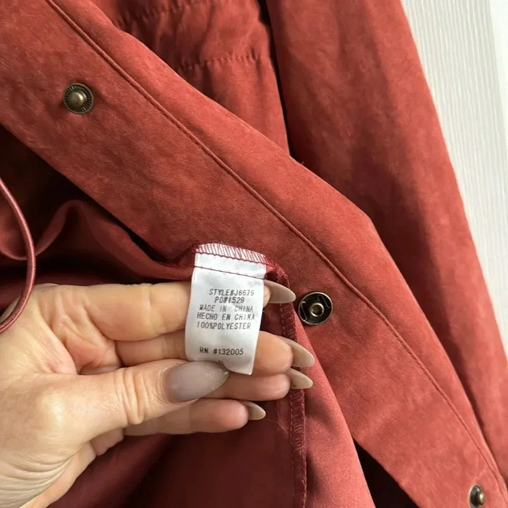 Nwot Entro | Rust Color | Utility Jacket | Size S - image 5